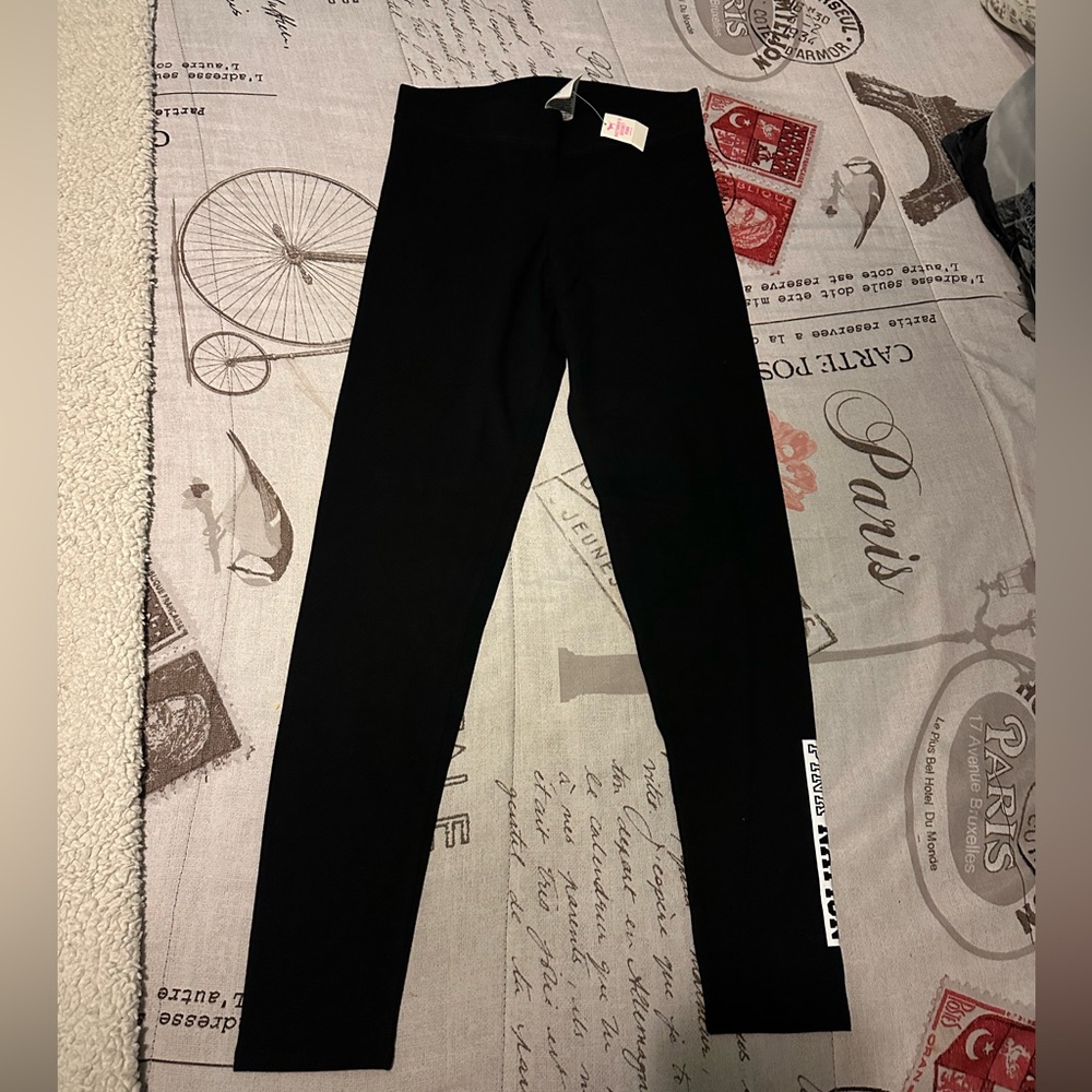 Pink cotton leggings